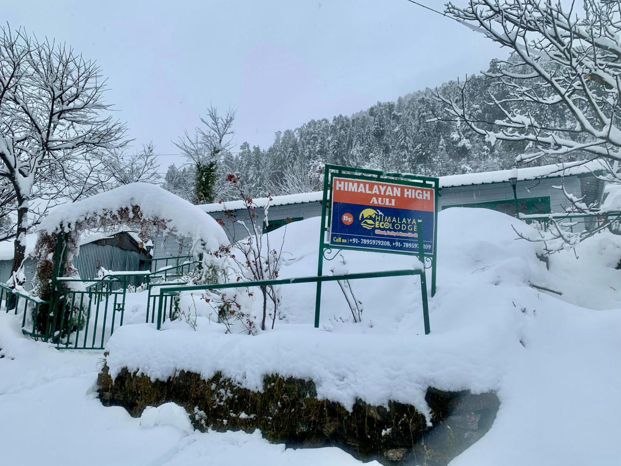 Himalayan High, Auli, By Himalayan Eco Lodges Джошимат Экстерьер фото